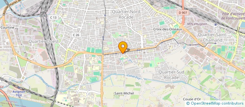 localisation de l'entreprise AUTO ECOLE ECA à AVIGNON
