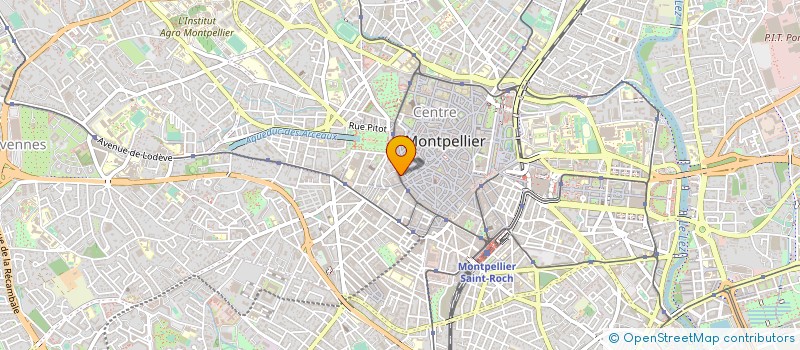 localisation de l'entreprise AUTO ECOLE ECUSSON à MONTPELLIER