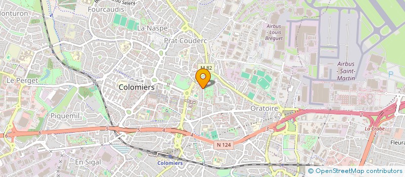 localisation de l'entreprise AUTO ECOLE EVASION à COLOMIERS