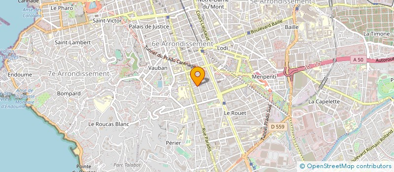localisation de l'entreprise AUTO ECOLE FAST & CONDUITE à MARSEILLE
