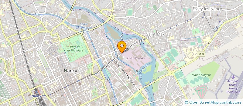 localisation de l'entreprise AUTO ECOLE FASTWAY à NANCY