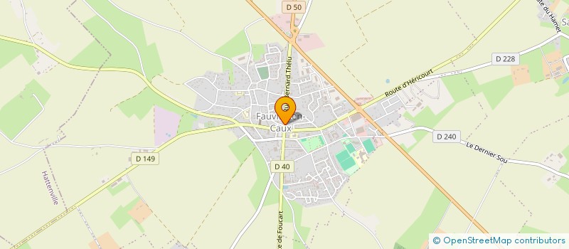 localisation de l'entreprise AUTO-ECOLE FAUVILLAISE  TERRES-DE-CAUX