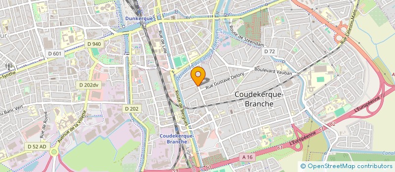 localisation de l'entreprise AUTO ECOLE FLIPO  COUDEKERQUE-BRANCHE