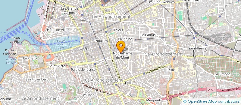 localisation de l'entreprise AUTO-ECOLE FONTANGE à MARSEILLE