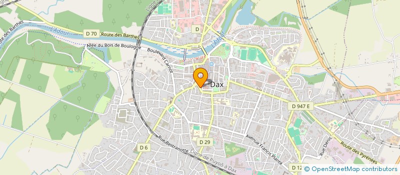 localisation de l'entreprise AUTO ECOLE GALLIENI  DAX