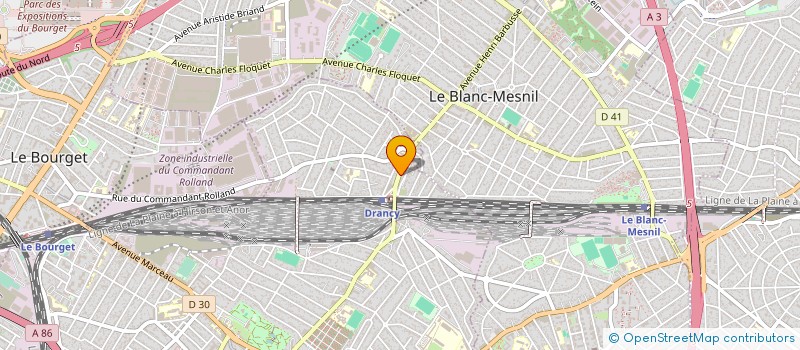 localisation de l'entreprise AUTO ECOLE GARE DE DRANCY  DRANCY