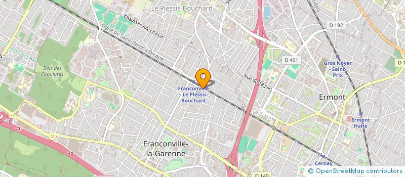 localisation de l'entreprise AUTO-ECOLE GARE DE FRANCONVILLE  FRANCONVILLE