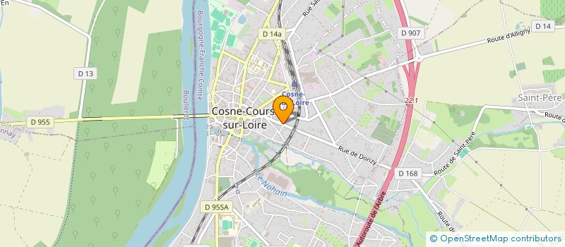 localisation de l'entreprise AUTO-ECOLE GPS CONDUITE  COSNE-COURS-SUR-LOIRE