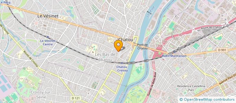 localisation de l'entreprise AUTO ECOLE GRIZIAUX CHATOU  CHATOU