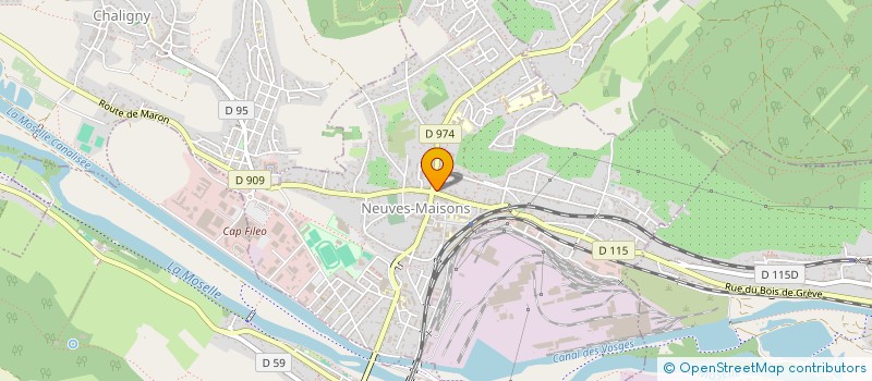 localisation de l'entreprise AUTO ECOLE GT à NEUVES-MAISONS