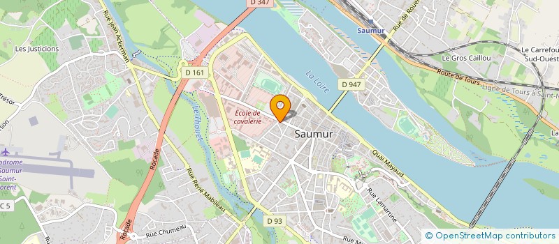 localisation de l'entreprise AUTO ECOLE GUIGNARD  SAUMUR