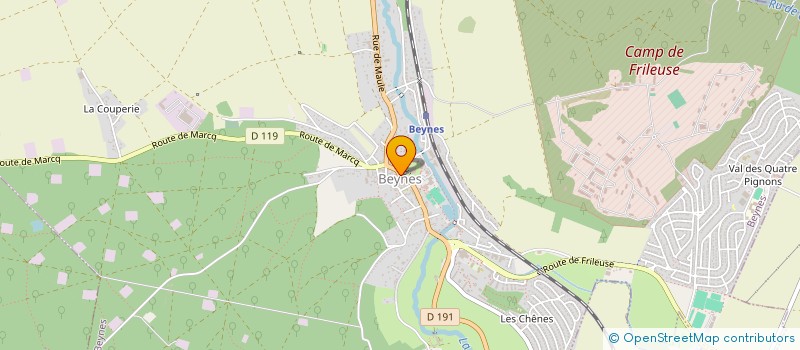 localisation de l'entreprise AUTO ECOLE HOURSON OLIVIER à BEYNES
