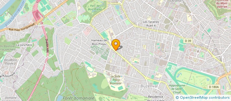 localisation de l'entreprise AUTO ECOLE IENA à RUEIL-MALMAISON