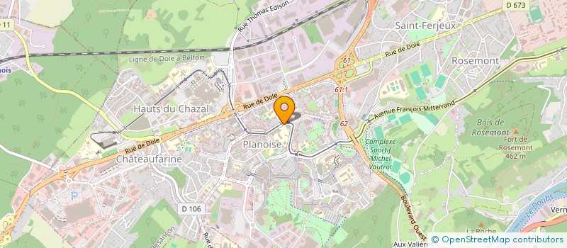 localisation de l'entreprise AUTO ECOLE ILE DE FRANCE à BESANCON