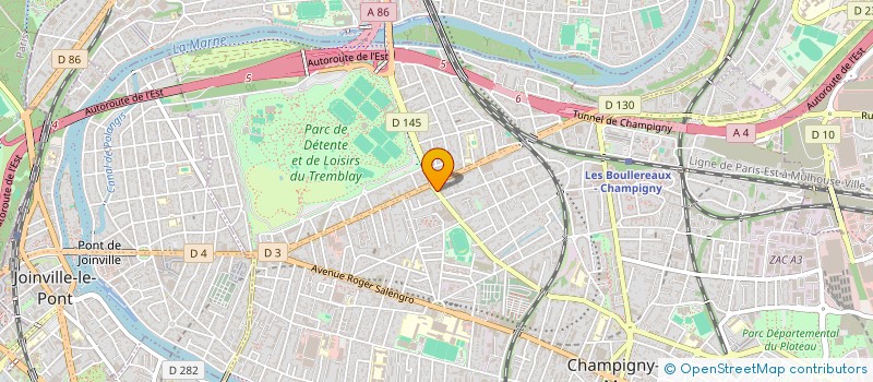 localisation de l'entreprise AUTO ECOLE IN à CHAMPIGNY-SUR-MARNE