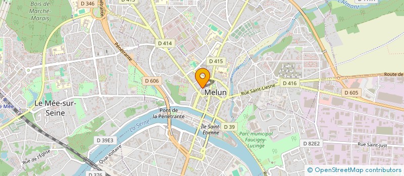 localisation de l'entreprise AUTO ECOLE INRI'S MELUN CENTRE à MELUN