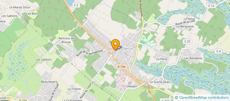 localisation de l'entreprise AUTO ECOLE INTERNET- BUREAUT-INFORMAT  DOLUS-D'OLERON