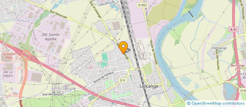 localisation de l'entreprise AUTO ECOLE ISA  UCKANGE