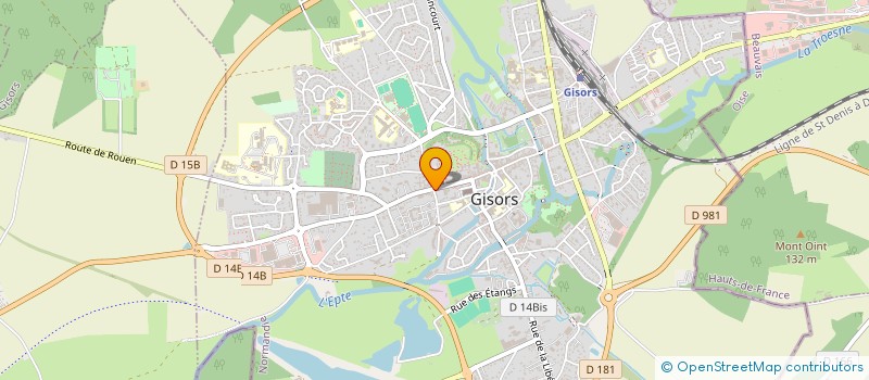 localisation de l'entreprise AUTO ECOLE J.E.M à GISORS