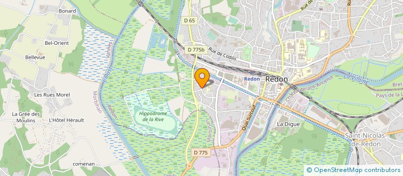 localisation de l'entreprise AUTO ECOLE JAUNAY  REDON