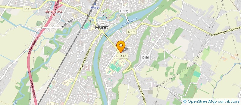 localisation de l'entreprise AUTO ECOLE JEANINE à MURET