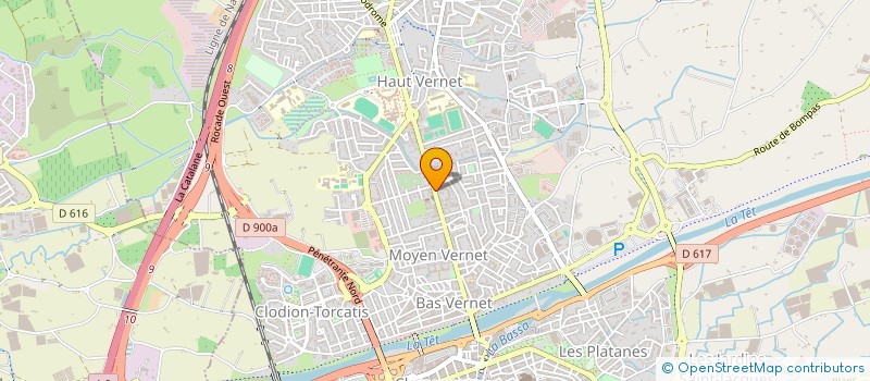 localisation de l'entreprise AUTO ECOLE JOFFRE  PERPIGNAN