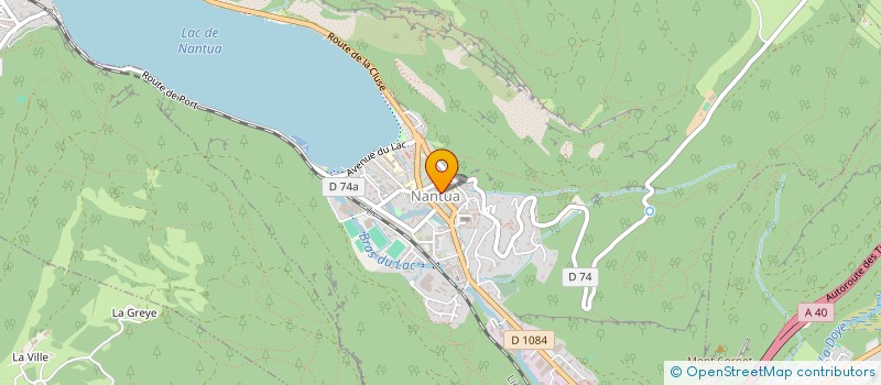 localisation de l'entreprise AUTO ECOLE JULIEN  NANTUA