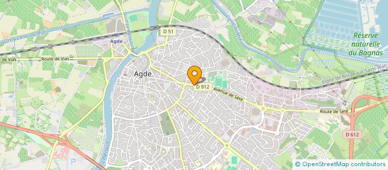 localisation de l'entreprise AUTO ECOLE L'AGATHOISE à AGDE