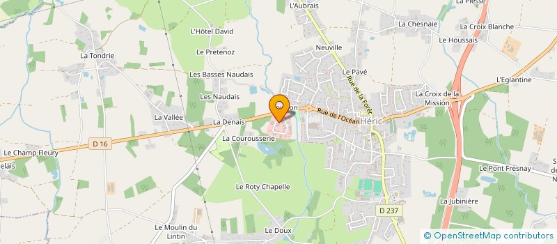 localisation de l'entreprise AUTO ECOLE L'HEXAGONE  HERIC