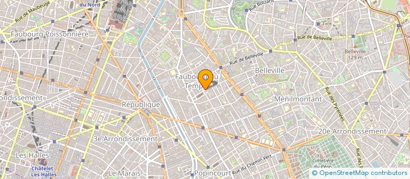 localisation de l'entreprise AUTO ECOLE L'ORILLON à PARIS