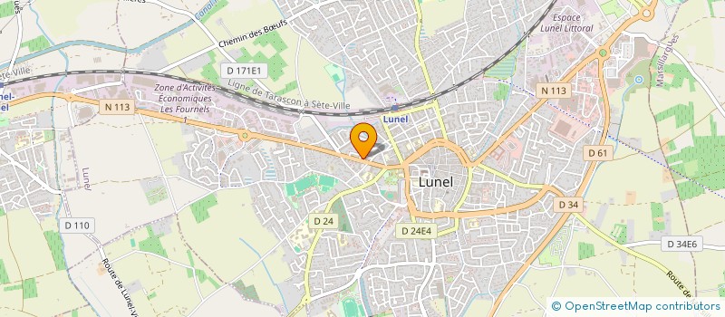 localisation de l'entreprise AUTO ECOLE LA CIGALE à LUNEL