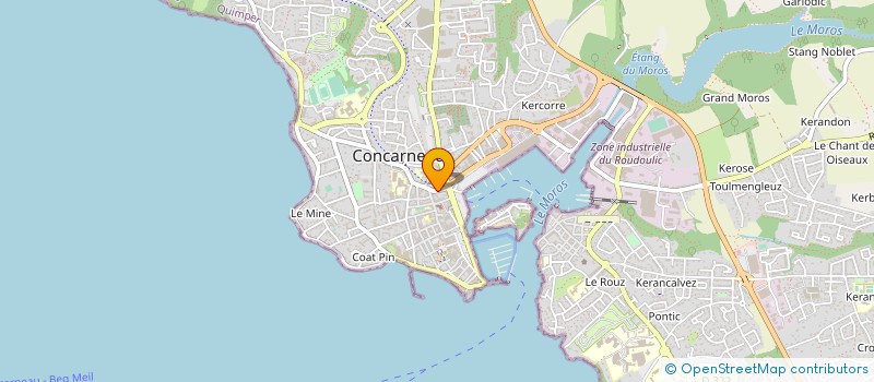 localisation de l'entreprise AUTO-ECOLE LA CONCARNOISE à CONCARNEAU