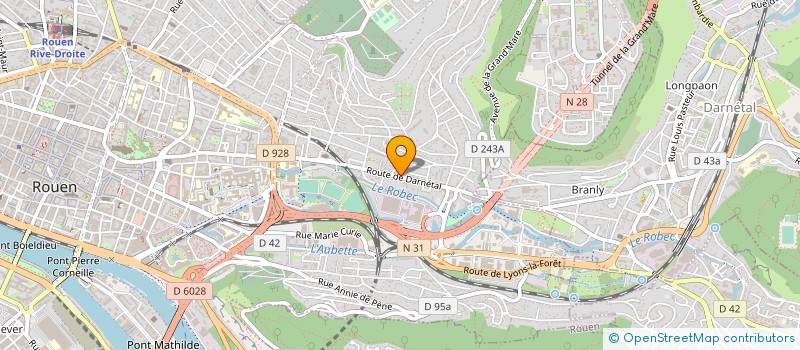 localisation de l'entreprise AUTO ECOLE LA LOMBARDIE à ROUEN