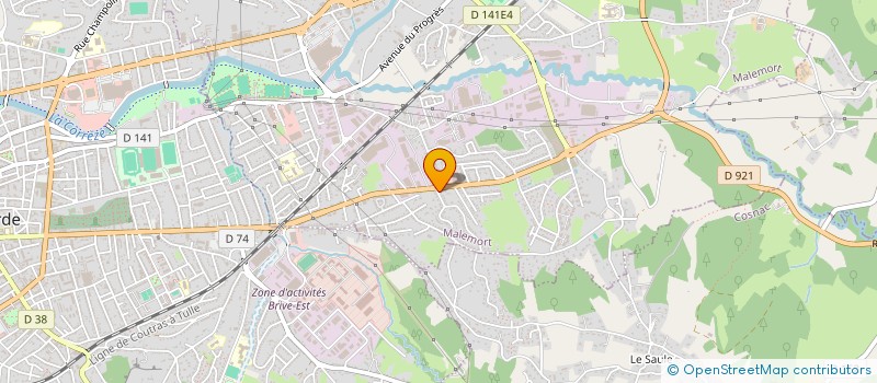 localisation de l'entreprise AUTO ECOLE LA MALEMORTOISE  MALEMORT