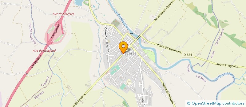 localisation de l'entreprise AUTO ECOLE LA MAZERIENNE à MAZERES
