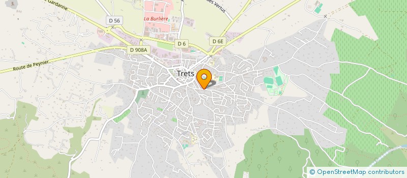 localisation de l'entreprise AUTO ECOLE LA VALLEE DE L'ARC  TRETS