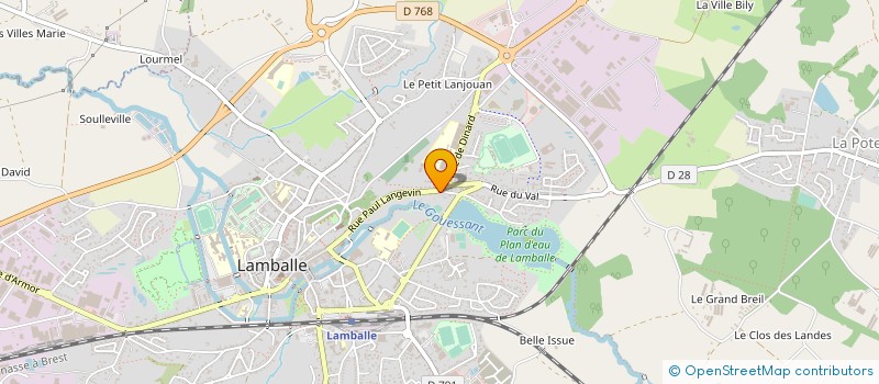 localisation de l'entreprise AUTO ECOLE LAMBALLAISE à LAMBALLE-ARMOR