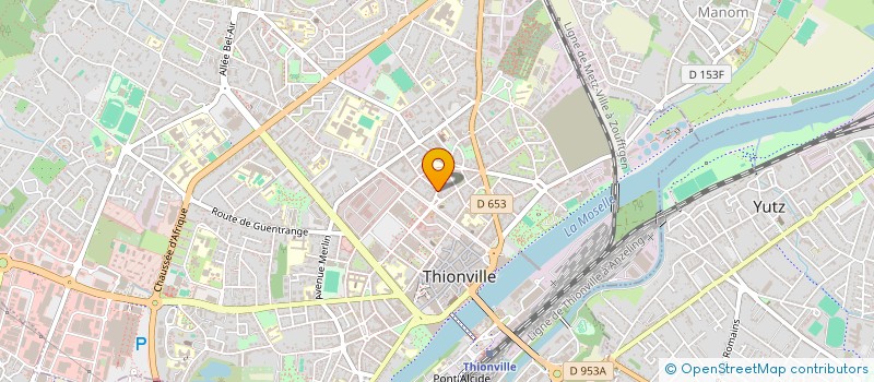 localisation de l'entreprise AUTO-ECOLE LARUE  THIONVILLE