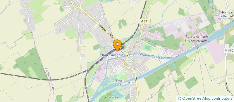 localisation de l'entreprise AUTO-ECOLE LAURENT  SAINGHIN-EN-WEPPES