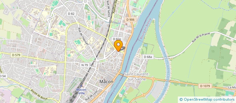 localisation de l'entreprise AUTO-ECOLE LE SAINT ANTOINE à MACON