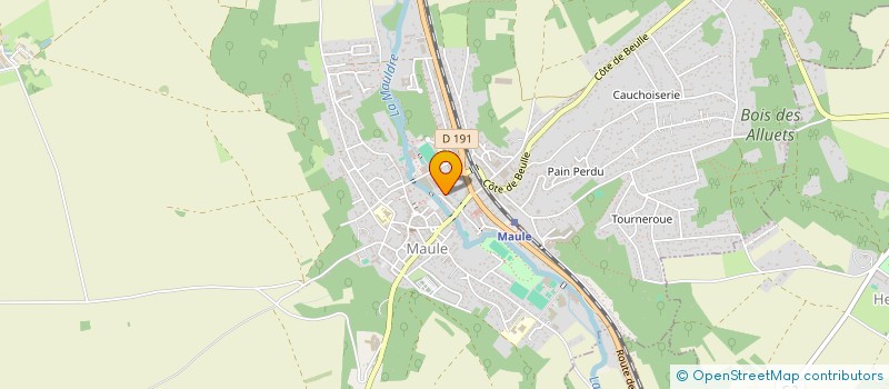 localisation de l'entreprise AUTO ECOLE LE TREFLE à MAULE