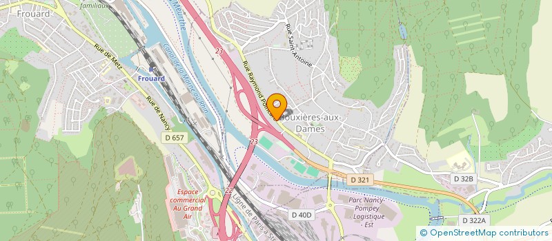 localisation de l'entreprise AUTO ECOLE LES ARCADES  BOUXIERES-AUX-DAMES