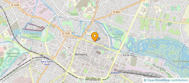 localisation de l'entreprise AUTO ECOLE LES HALLES à AMIENS