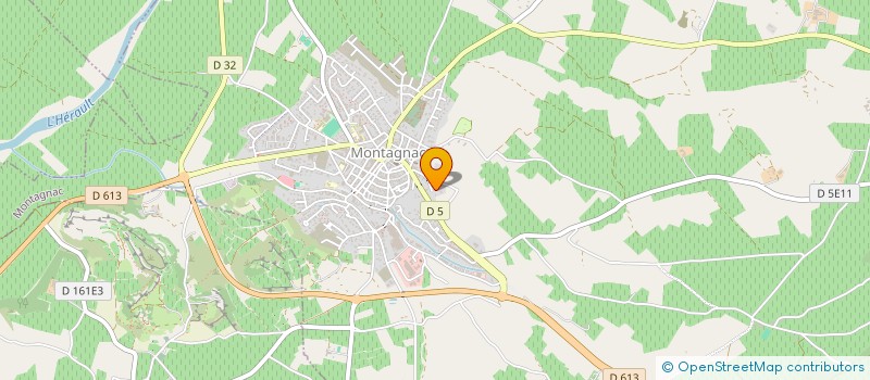 localisation de l'entreprise AUTO ECOLE LES TAMARIS à MONTAGNAC