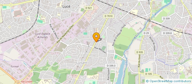 localisation de l'entreprise AUTO-ECOLE LUISANTAISE à LUISANT