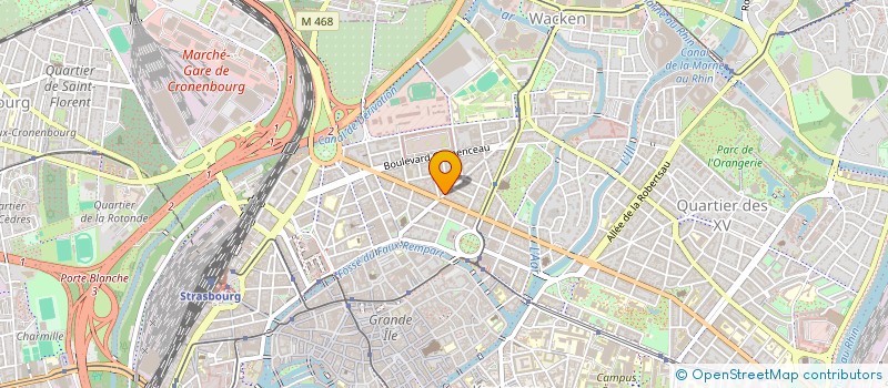 localisation de l'entreprise AUTO ECOLE MAGNIEZ à STRASBOURG