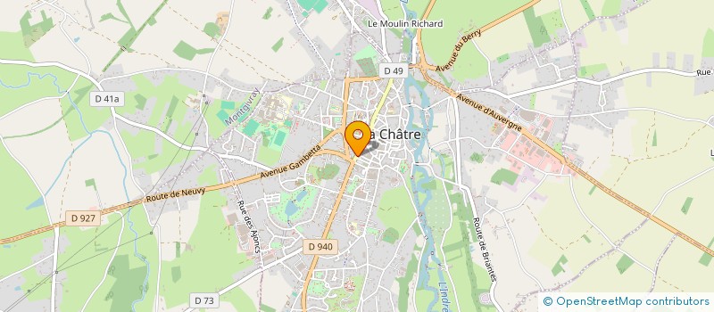 localisation de l'entreprise AUTO ECOLE MANDES à LA CHATRE