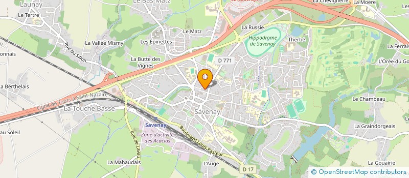 localisation de l'entreprise AUTO-ECOLE MARCO  SAVENAY