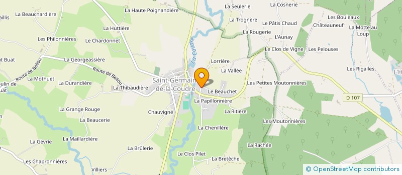 localisation de l'entreprise AUTO-ECOLE MARIE-LINE à VAL-AU-PERCHE
