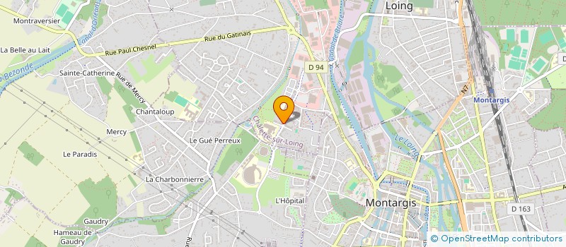 localisation de l'entreprise AUTO ECOLE MARIEN à CHALETTE-SUR-LOING